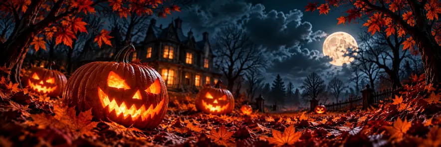 Halloweennacht am Spukhaus